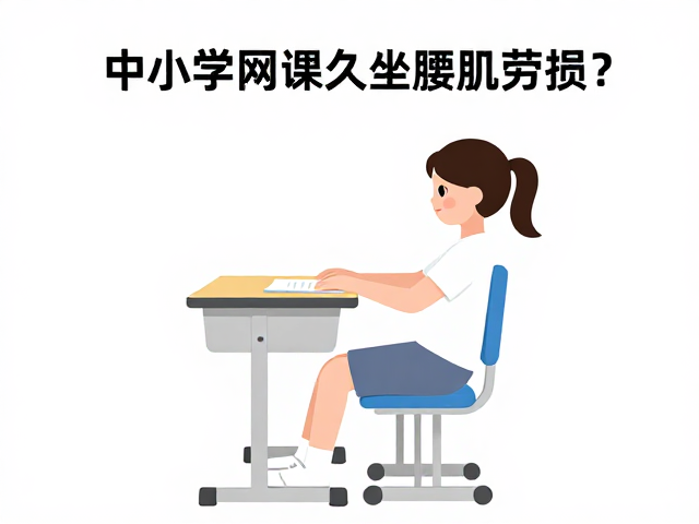 中小学网课久坐腰肌劳损？学生桌椅螺丝需每半月紧固防松动