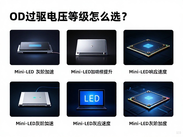 OD过驱电压等级怎么选？Mini-LED灰阶加速提升响应速度