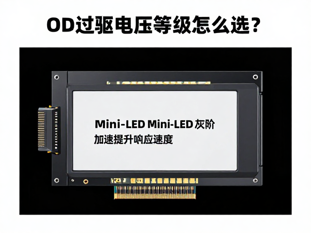 OD过驱电压等级怎么选？Mini-LED灰阶加速提升响应速度