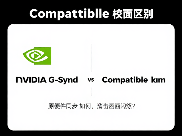 NVIDIA G-Sync与Compatible区别,原生硬件同步如何消除画面闪烁?