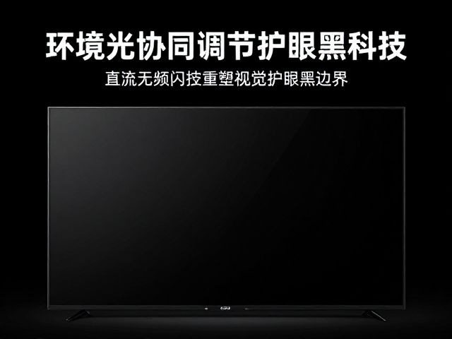 DC直流无频闪,分区动态背光,环境光协同调节护眼黑科技