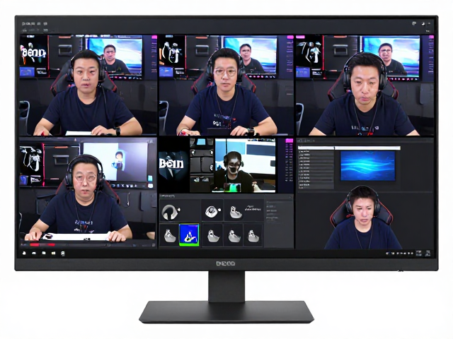 BenQ游戏直播主屏,多屏协同创作,打造顶级直播画质