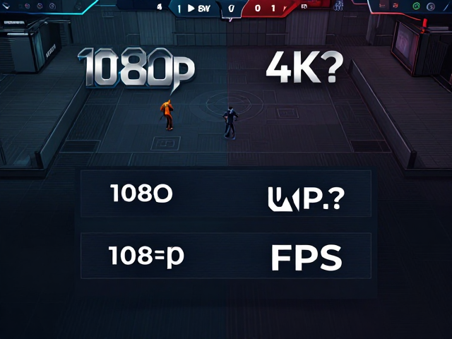 1080p还是4K？FPS竞技选低分辨率高帧率更赢