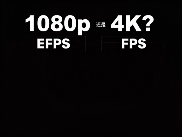 1080p还是4K？FPS竞技选低分辨率高帧率更赢