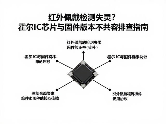 红外佩戴检测失灵？霍尔IC芯片与固件版本不兼容排查指南
