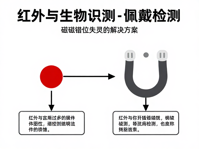 红外与生物识别佩戴检测，磁铁错位导致失灵的解决方案