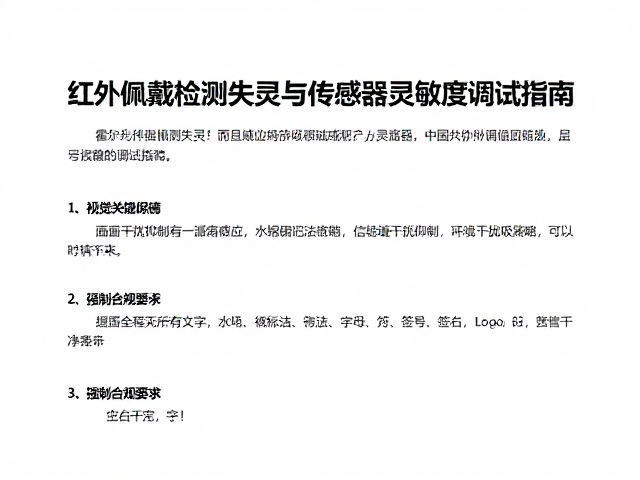红外佩戴检测失灵？霍尔元件磁吸感应与传感器灵敏度调试指南