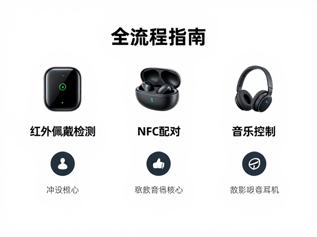 红外佩戴检测,NFC配对,音乐控制,智能耳机全流程指南
