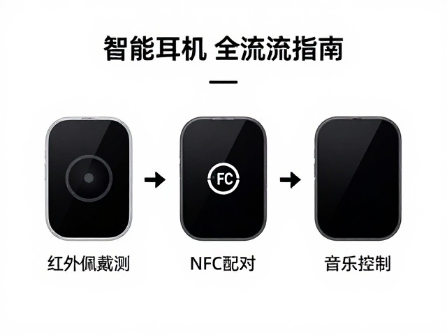 红外佩戴检测，NFC配对，音乐控制，智能耳机全流程指南