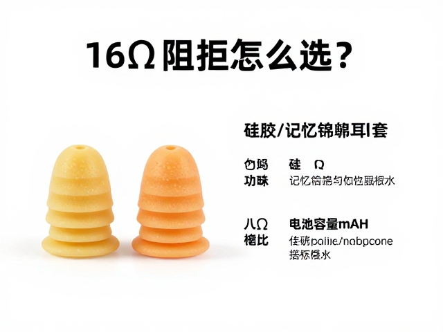 16Ω阻抗怎么选?硅胶/记忆海绵耳塞套与电池容量mAh搭配指南
