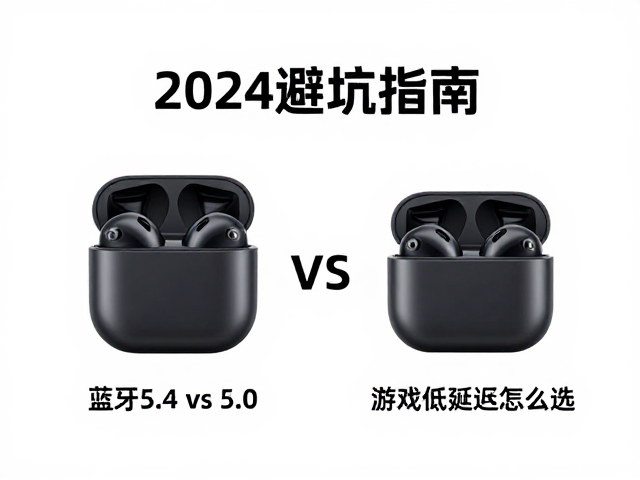 蓝牙5.4 vs 5.0，游戏低延迟怎么选？2024避坑指南