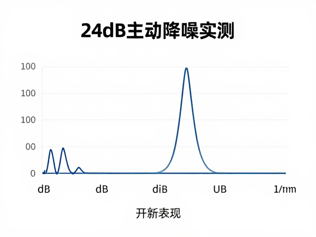 24dB主动降噪实测，开启后的频响曲线变化与低功耗待机表现