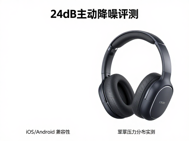 24dB主动降噪评测，iOS/Android兼容性与耳罩压力分布实测