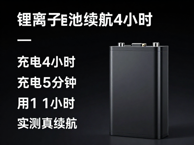 锂离子电池续航4小时，充电5分钟用1小时，实测真续航