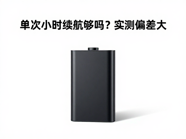 单次4小时续航够吗?实测偏差大,可换电池设计成关键