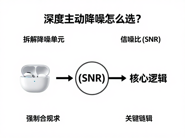 深度主动降噪怎么选?拆解降噪单元与信噪比(SNR)核心逻辑