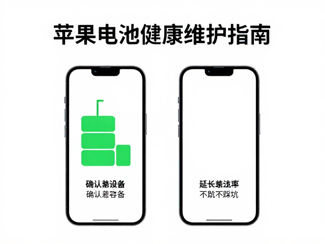 苹果电池健康维护指南，确认兼容设备，延长续航不踩坑