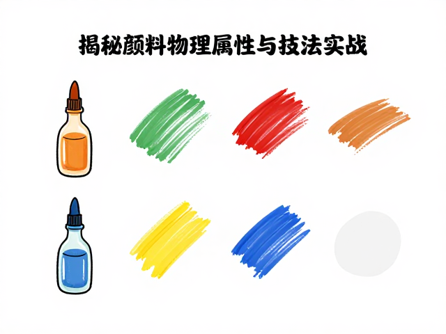 商业插画笔触控制训练,揭秘颜料物理属性与技法实战