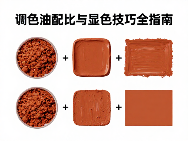 赭石颜料物理属性解析，调色油配比与显色技巧全指南
