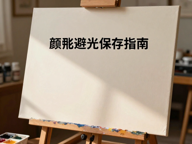 颜料避光保存指南,画架旁如何防止阳光直射导致变色