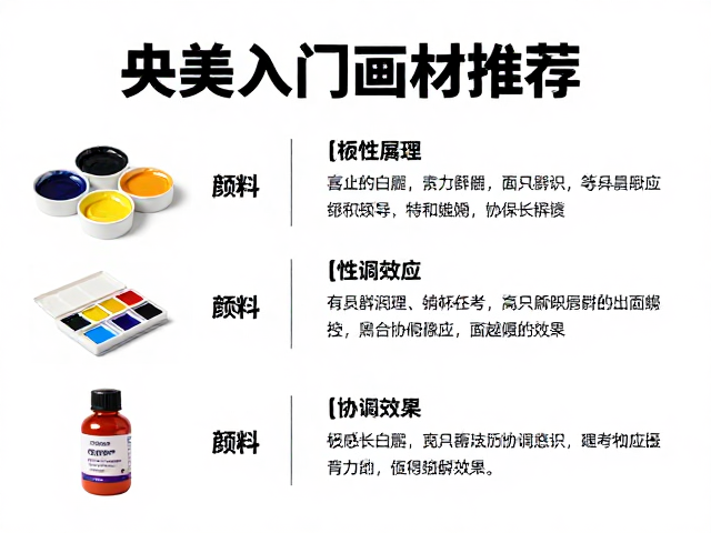 央美入门画材推荐,颜料物理属性解析与选购指南