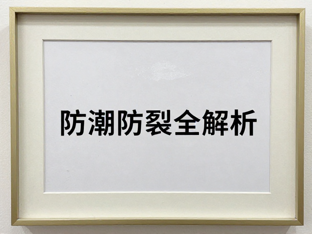 湿边颜料物理特性与专业画框装裱指南,防潮防裂全解析