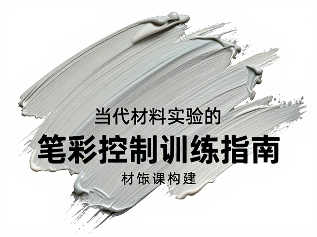 颜料物理属性解析,当代材料实验下的笔触控制训练指南