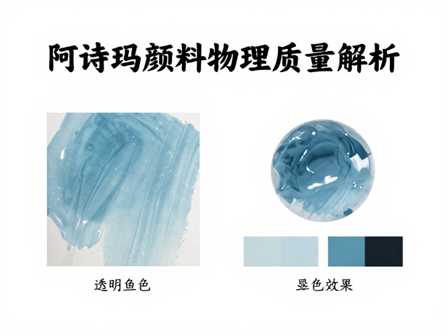 阿诗玛颜料物理属性解析,透明叠色技巧与显色效果全指南