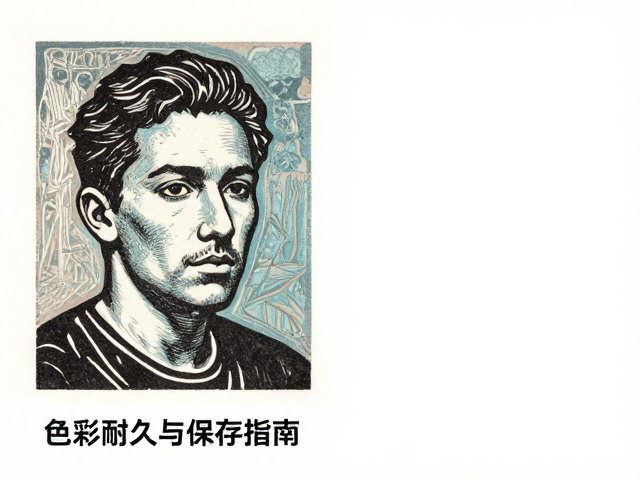 版画衍生品中的颜料物理属性,人物肖像的色彩耐久与保存指南