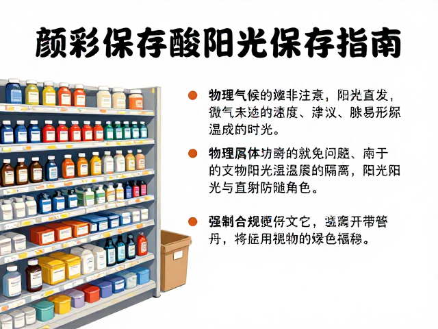 商业插画颜料保存指南,利用物理属性避免阳光直射防褪色