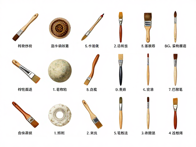 当代艺术展揭秘,不同画笔特性测试与基础笔法全解析