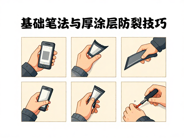 插画设计避坑,基础笔法与厚涂层防裂技巧