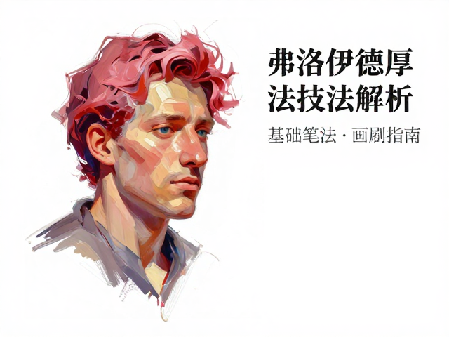 弗洛伊德厚涂技法解析,基础笔法与画笔特性深度测试指南