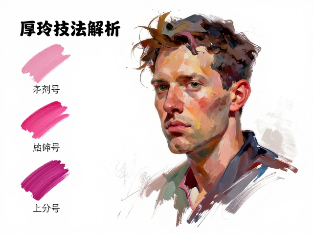 弗洛伊德厚涂技法解析,基础笔法与画笔特性深度测试指南