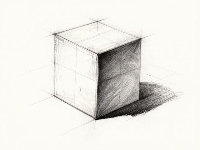 素描基础,笔触控制与中间层塑造体积的实战技巧