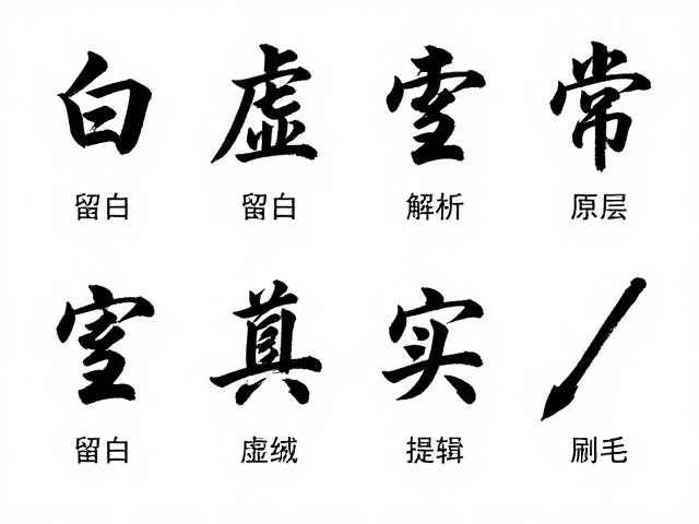 书法基础笔法解析,如何通过留白虚实提升作品质感表现力