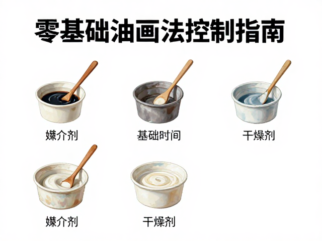 零基础油画课，基础笔法详解与干燥时间控制指南