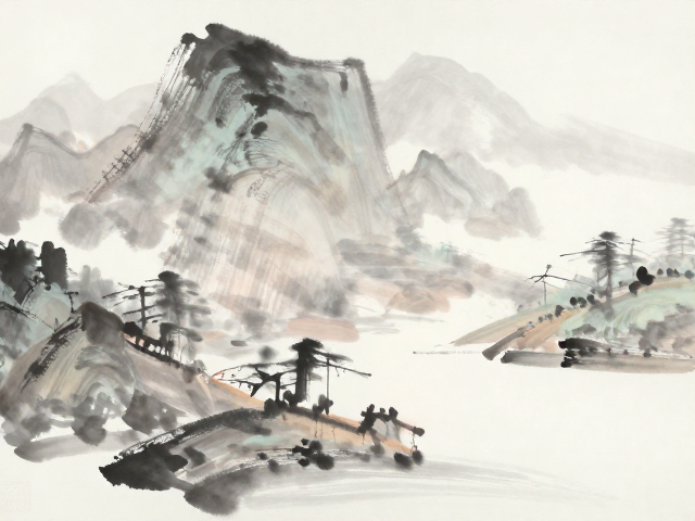 透明色层叠加与留白虚实,国画基础笔法进阶指南