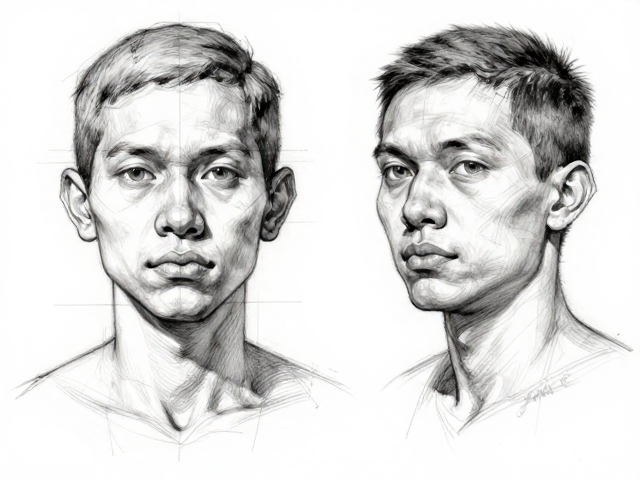 插画设计素材库,掌握基础笔法与人物肖像刻画的核心技巧