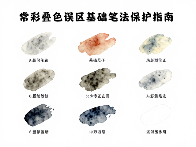水彩透明叠色技巧,基础笔法与防刮擦肌理保护指南