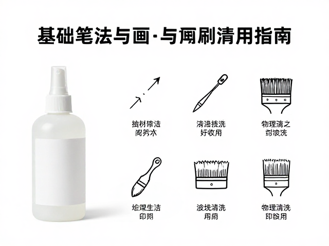 艺术疗愈工作坊,基础笔法与画刷清洁溶剂的使用指南