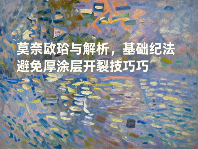 莫奈破碎笔触解析,基础笔法与避免厚涂层开裂技巧
