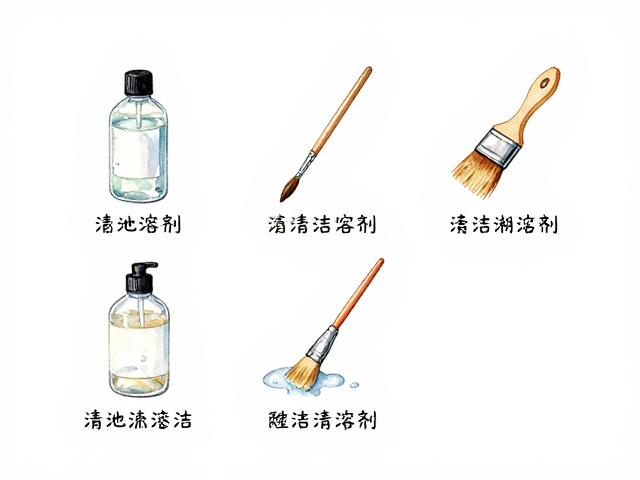 水彩湿画法技巧,画刷清洁溶剂的选择与使用指南