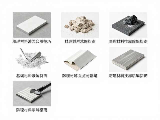 肌理材料混合应用技巧，基础笔法与防溶剂溶解指南