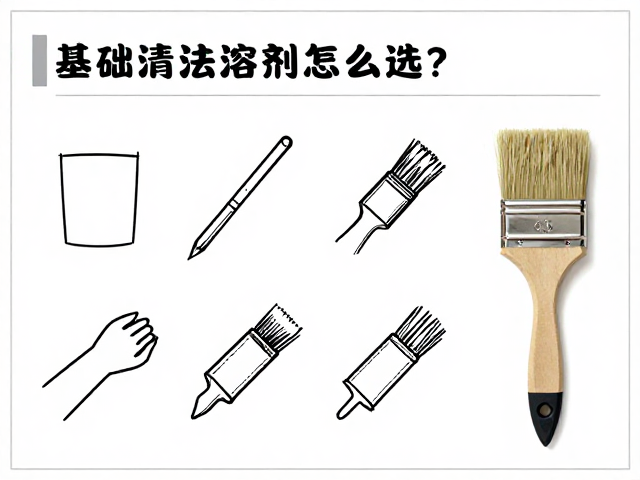 画刷清洁溶剂怎么选？结合基础笔法与即兴创作训练指南