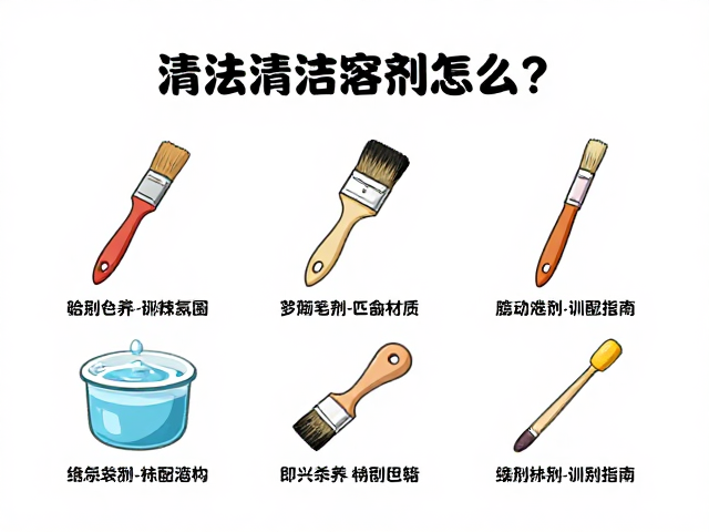 画刷清洁溶剂怎么选？结合基础笔法与即兴创作训练指南