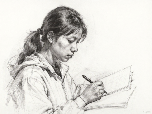 掌握基础笔法与精细刻画,通过即兴创作训练提升写作水平