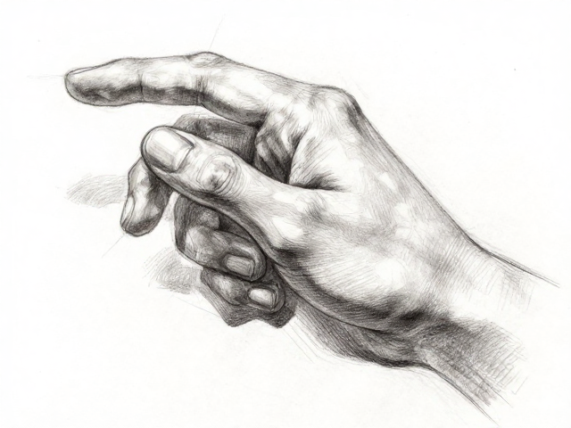 素描进阶,基础笔法结合中间层塑造体积,避免硬物刮伤肌理