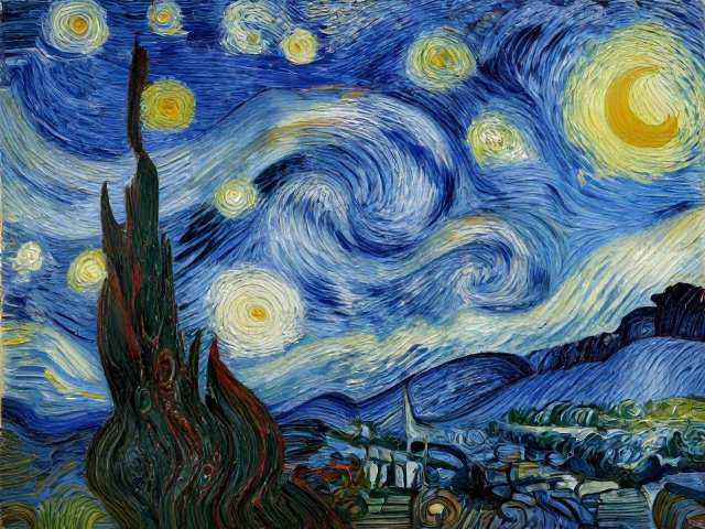 梵高漩涡厚涂法,掌握笔触与干燥时间,画出灵魂笔法