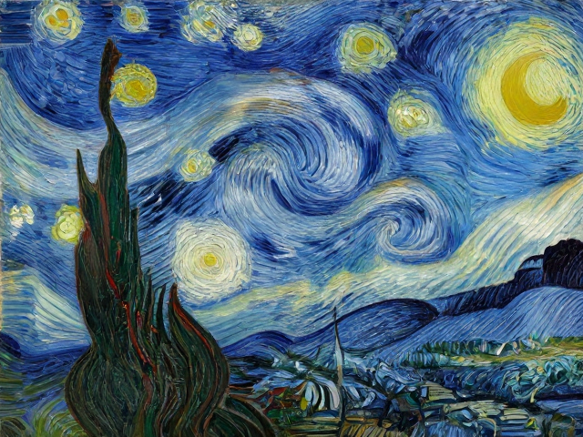 梵高漩涡厚涂法,掌握笔触与干燥时间,画出灵魂笔法